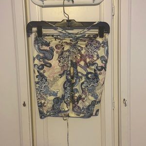 Bershka dragon skirt